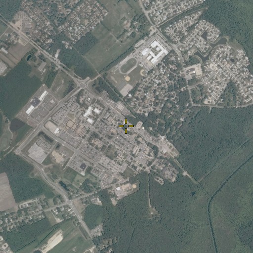 Aerial/Satellite Image of Virginia Beach Crime Prevention Unit, VA