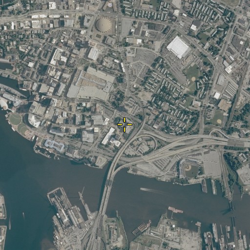 Aerial/Satellite Image of Norfolk City Sheriff's Office, VA