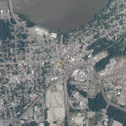 Aerial/Satellite Image of Hopewell General District Court, VA