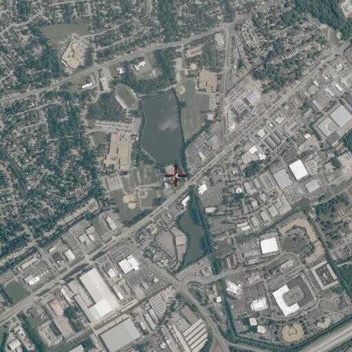 Aerial/Satellite Image of Virginia State Police Division 5 Area 47 Office, VA