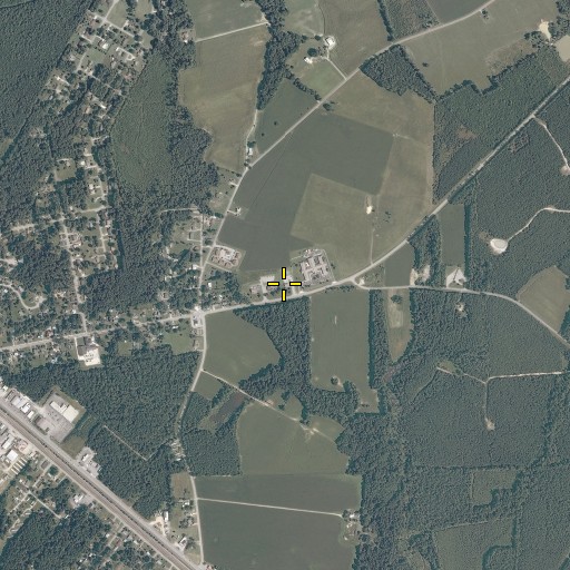Aerial/Satellite Image of Virginia State Police Division 5 Area 36 Office, VA