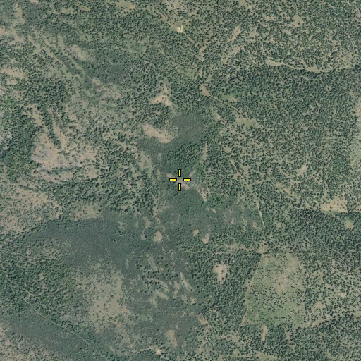 Aerial/Satellite Image of Slate Spring Ridge, CA