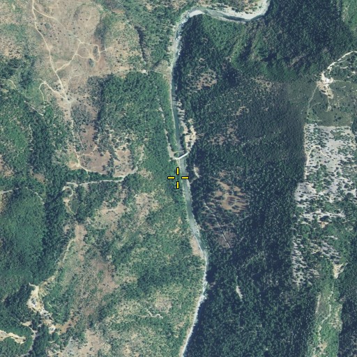 Aerial/Satellite Image of Slaughter Ravine, CA