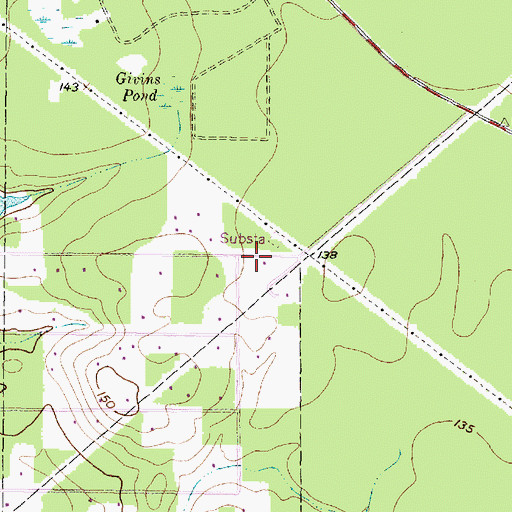 Topographic Map of Bennette Fire Department and Emergency Medical Services, TX