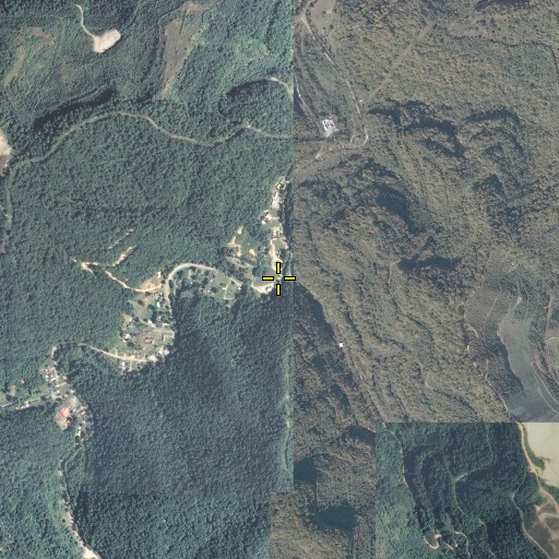 Aerial/Satellite Image of Ransom Post Office (historical), KY
