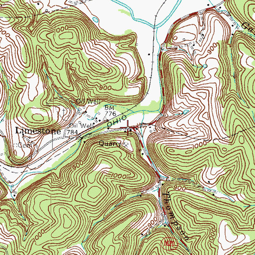 Topographic Map of Limestone School (historical), KY