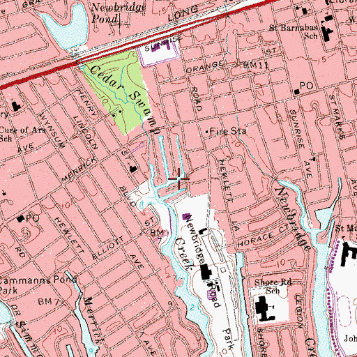 Topographic Map of South Canal, NY
