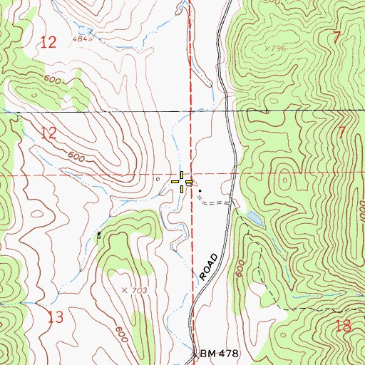 Topographic Map of Long Canyon, CA