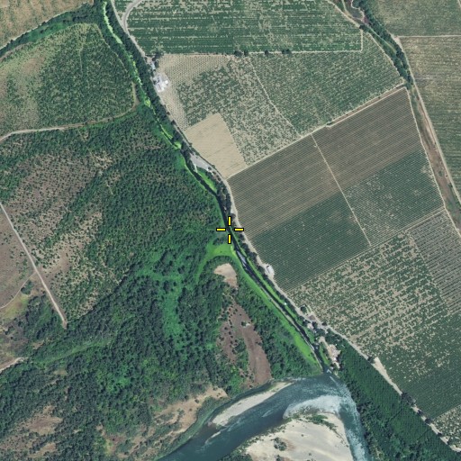 Aerial/Satellite Image of Pine Creek, CA
