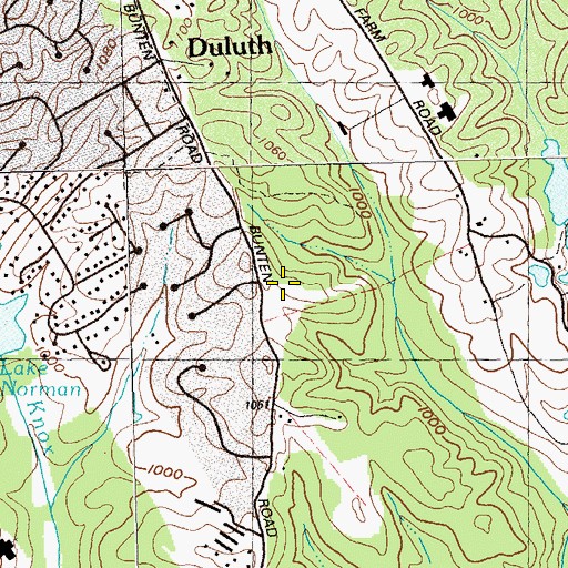 Topographic Map of Doctor M H Mason Jr Elementary School, GA