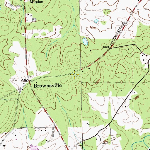 Topographic Map of Great Commission Fellowship, GA