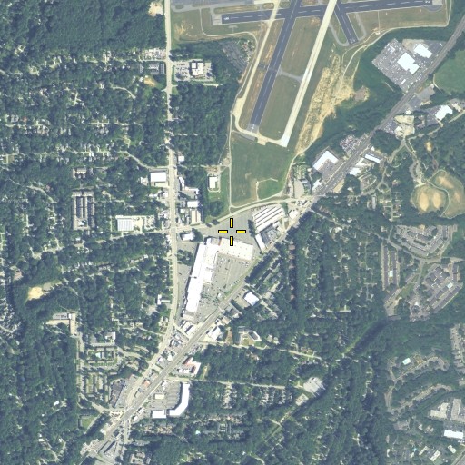 Aerial/Satellite Image of Oriental Mall Shopping Center, GA