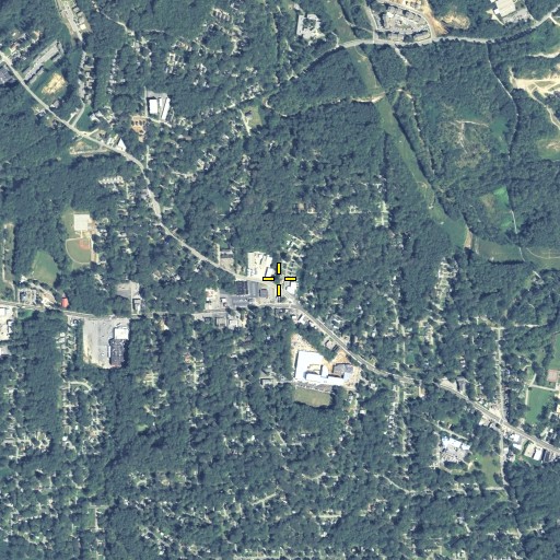 Aerial/Satellite Image of Atlanta Fire / Rescue Station 22, GA