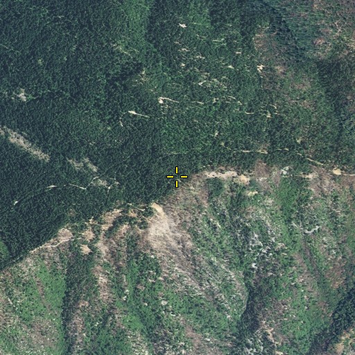 Aerial/Satellite Image of Sawtooth Ridge, CA