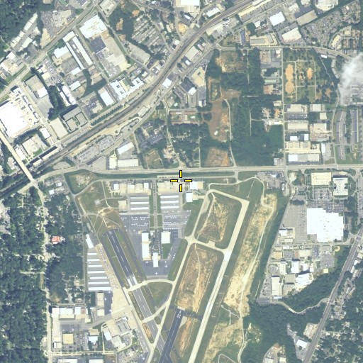 Aerial/Satellite Image of DeKalb County Fire and Rescue Department Station 15, GA
