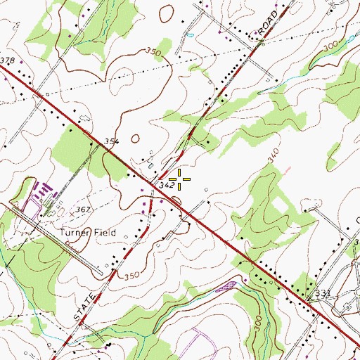 Topographic Map of Horsham Chase, PA