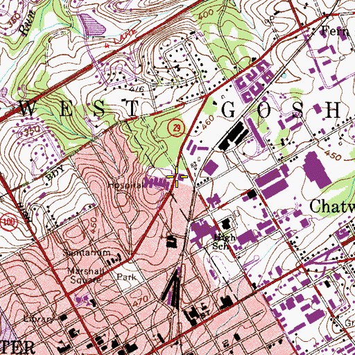 Topographic Map of Good Fellowship Ambulance Company, PA