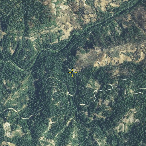 Aerial/Satellite Image of South Fork Calf Creek, CA