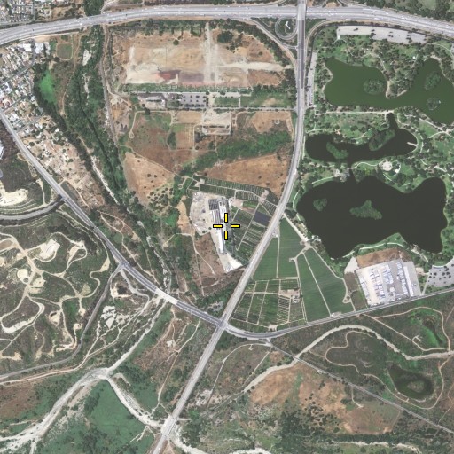 Aerial/Satellite Image of Whittier Narrows Water Reclamation Plant, CA