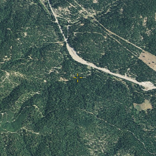 Aerial/Satellite Image of Spring Garden Tunnel, CA