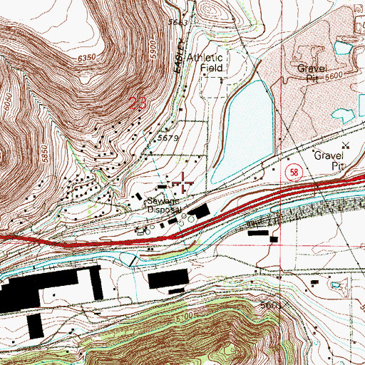 Topographic Map of Colorado Railroad Museum, CO