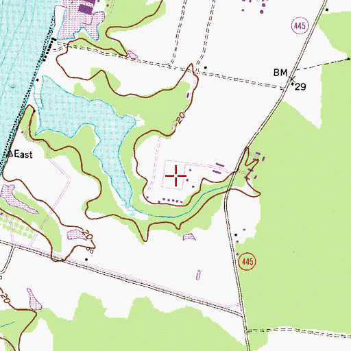 Topographic Map of Nike Site BA-30/31L (historical), MD