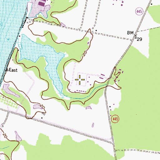 Topographic Map of Nike Site BA-30/31L (historical), MD