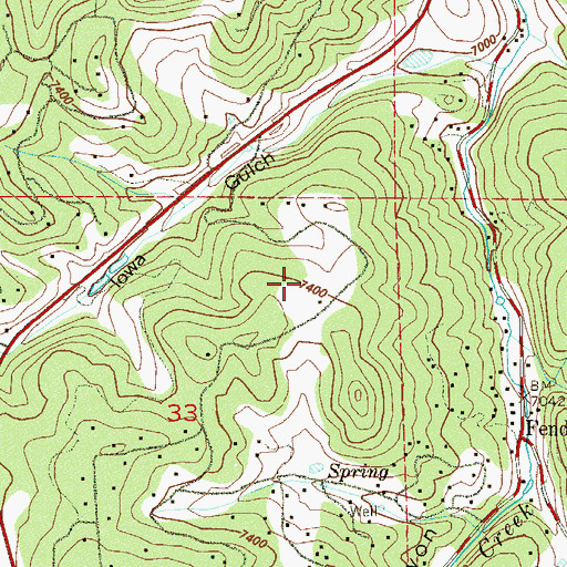 Topographic Map of Golden Meadows, CO