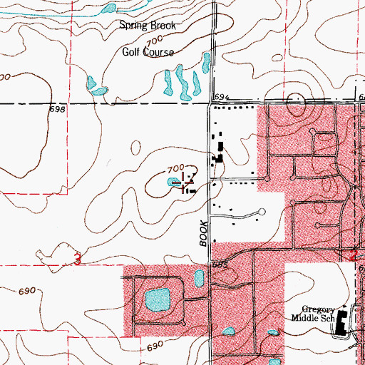 Topographic Map of Stillwater, IL