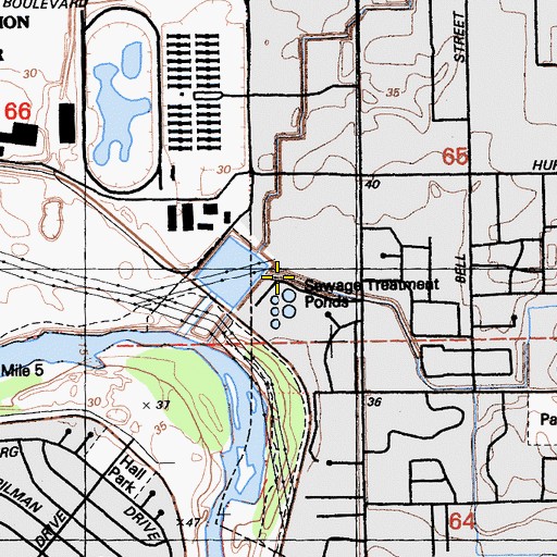 Topographic Map of Strong Ranch Slough, CA