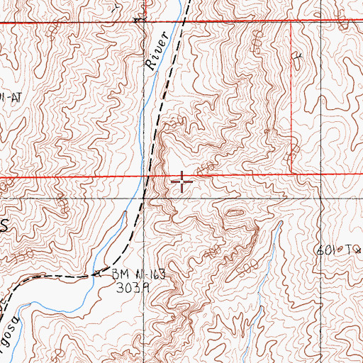 Topographic Map of Sperry Trestle (historical), CA