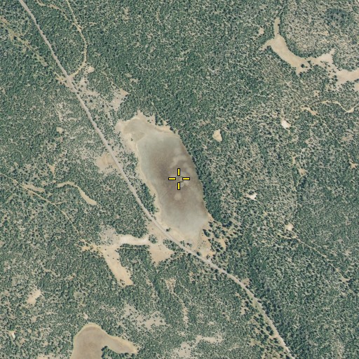 Aerial/Satellite Image of Summit Lake, CA
