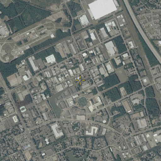Aerial/Satellite Image of Oyster Point of Newport News, VA