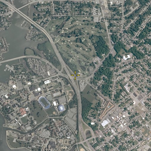 Aerial/Satellite Image of The Shops At Hampton Harbor, VA
