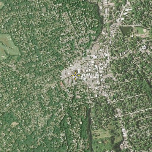 Aerial/Satellite Image of Huntington Public Library, NY