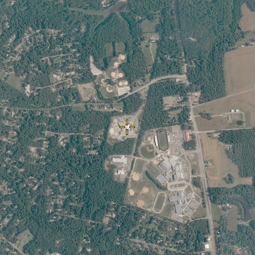 Aerial/Satellite Image of Kersey Creek Elementary School, VA