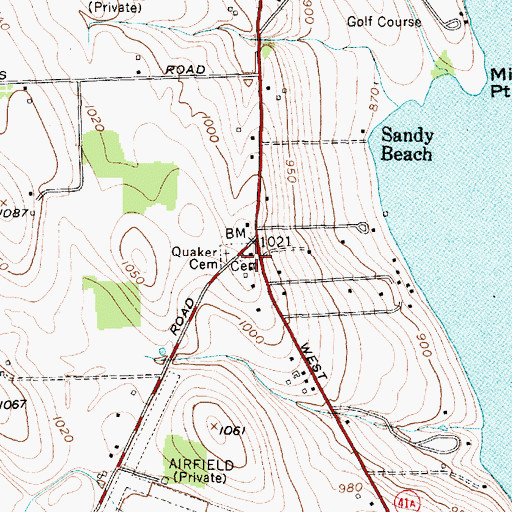 Topographic Map of School Number 17 (historical), NY