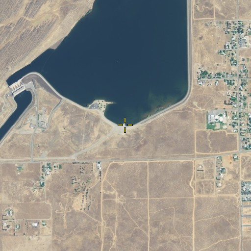 Aerial/Satellite Image of Thermalito Forebay South Boat Ramp, CA