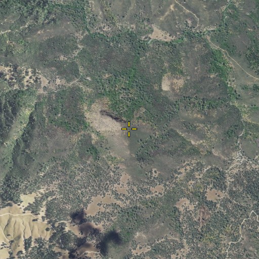 Aerial/Satellite Image of Triplet Butte, CA