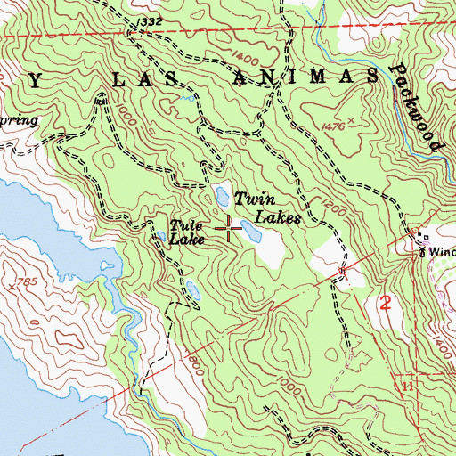 Topographic Map of Turnbull Learning Academy, CA