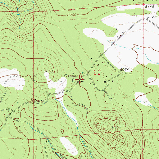 Topographic Map of Timberline Fire / Rescue Station 4, CO