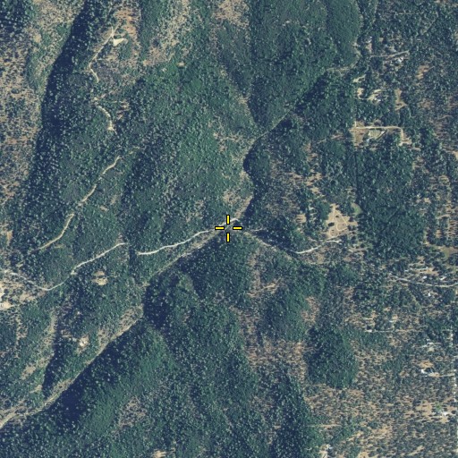 Aerial/Satellite Image of Upper Rocky Honcut Creek, CA