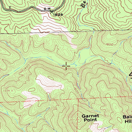 Topographic Map of Victoria Gulch, CA