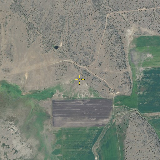 Aerial/Satellite Image of Wagontire Creek, CA