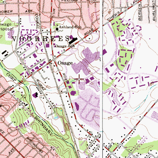 Topographic Map of Kindercare Learning Center School, NJ