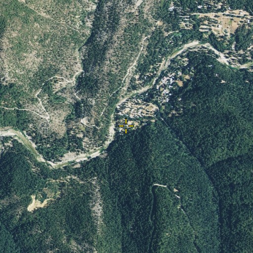 Aerial/Satellite Image of Washington Creek, CA
