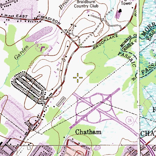 Topographic Map of Magic Kingdom Day Nursery School, NJ