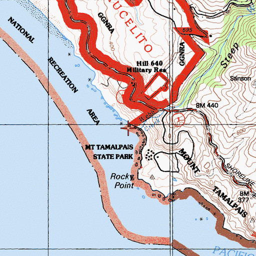 Topographic Map of Webb Creek, CA
