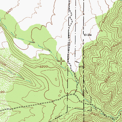 Topographic Map of Commanche Trail, NM