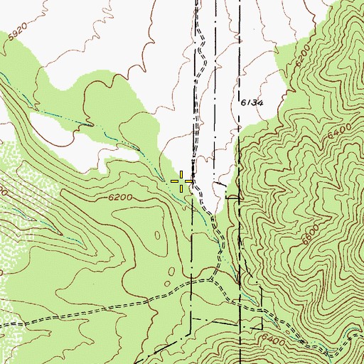 Topographic Map of Commanche Trail, NM